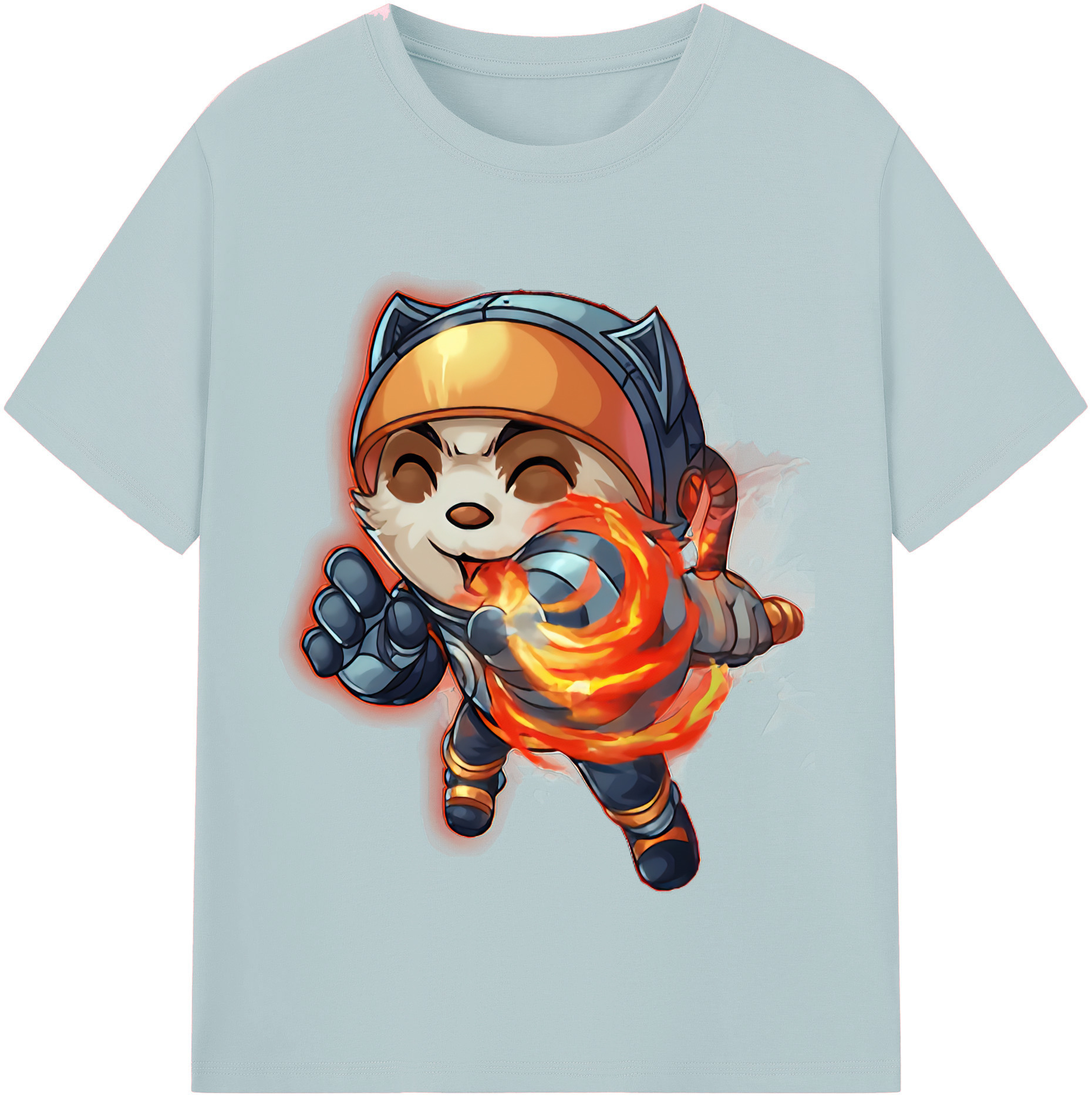 リーグ・オブ・レジェンド League of Legends LOL 綿100％半袖Tシャツ（フロントプリント）